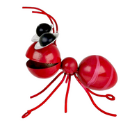 Fourmi Rouge en Métal : Figurine Décorative Insolite et Amusante - KDEZO