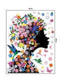 sticker deco femme